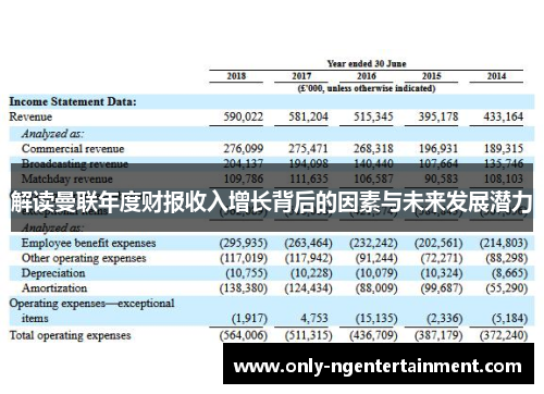 解读曼联年度财报收入增长背后的因素与未来发展潜力